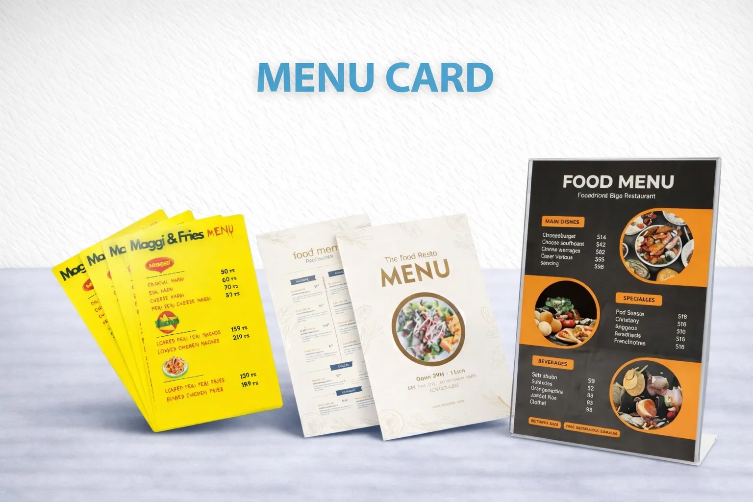 MENU CARD