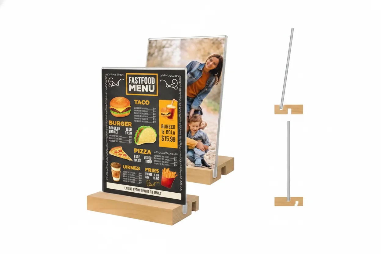 7x5 stand with Wooden base — image 1
