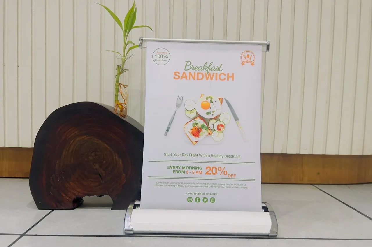 A4 MINI ROLLUP STANDEE — image 5